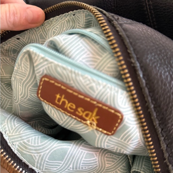 The Sak Black Leather Shoulder Bag - Picture 9 of 11